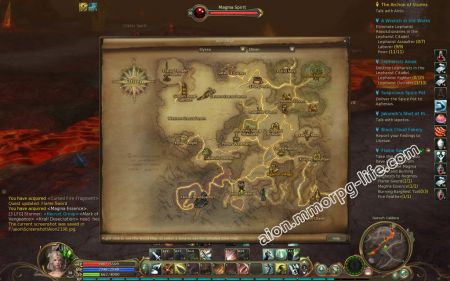 Collect Magma Essence from Magma Spirit medium