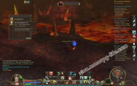 Collect Burning Barghest Tail from Burning Barghest medium