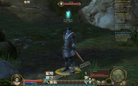 Talk to NPC Alfrigh to get the quest medium