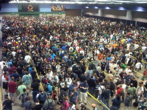 PAX Crowds Waiting To Enter